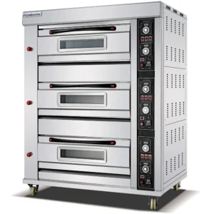 3 Deck 6 Tray Gas Baking Oven
