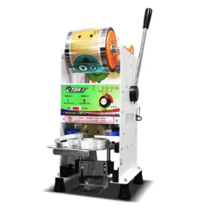 Fully Automatic Plastic Cup Sealing Machine for Bubble Tea and Milk