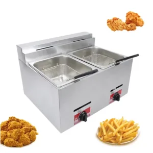 Gas Deep Fryer Double Basket