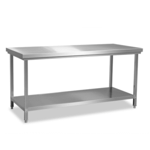 Stainless Steel Double Layers Kitchen Work Table