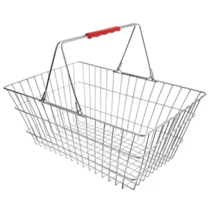 Stainless Steel Supermarket Shopping Basket